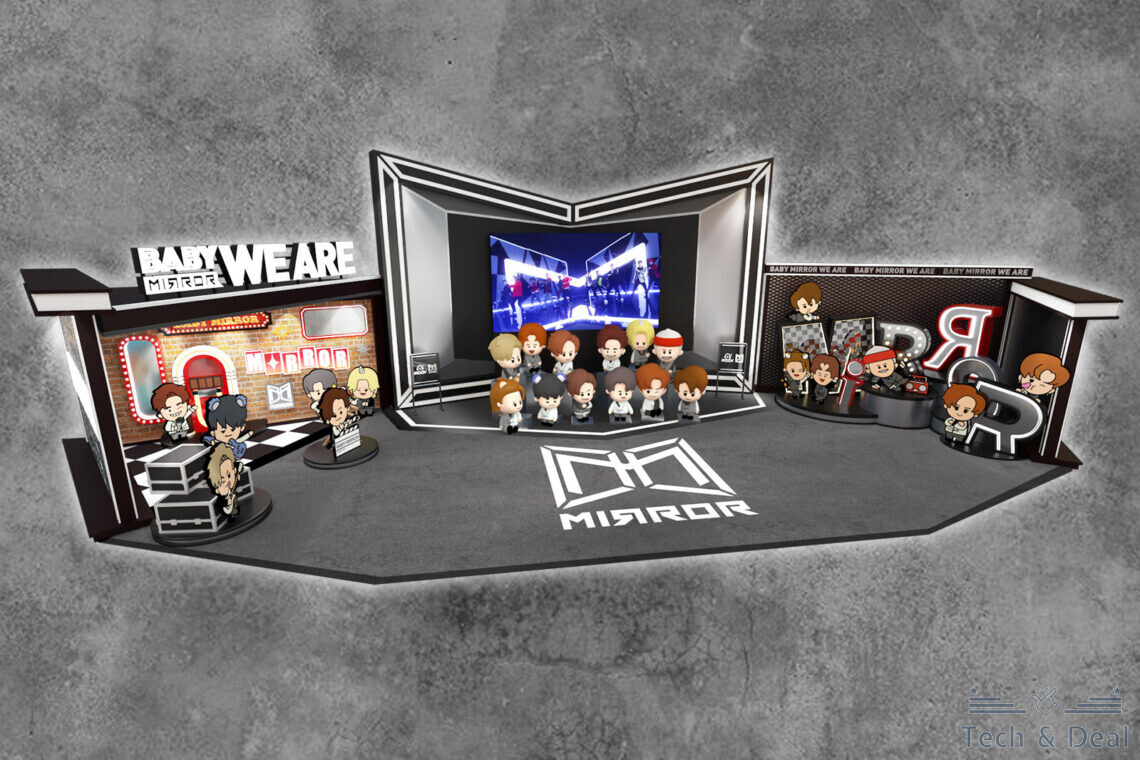 baby mirror photo zone