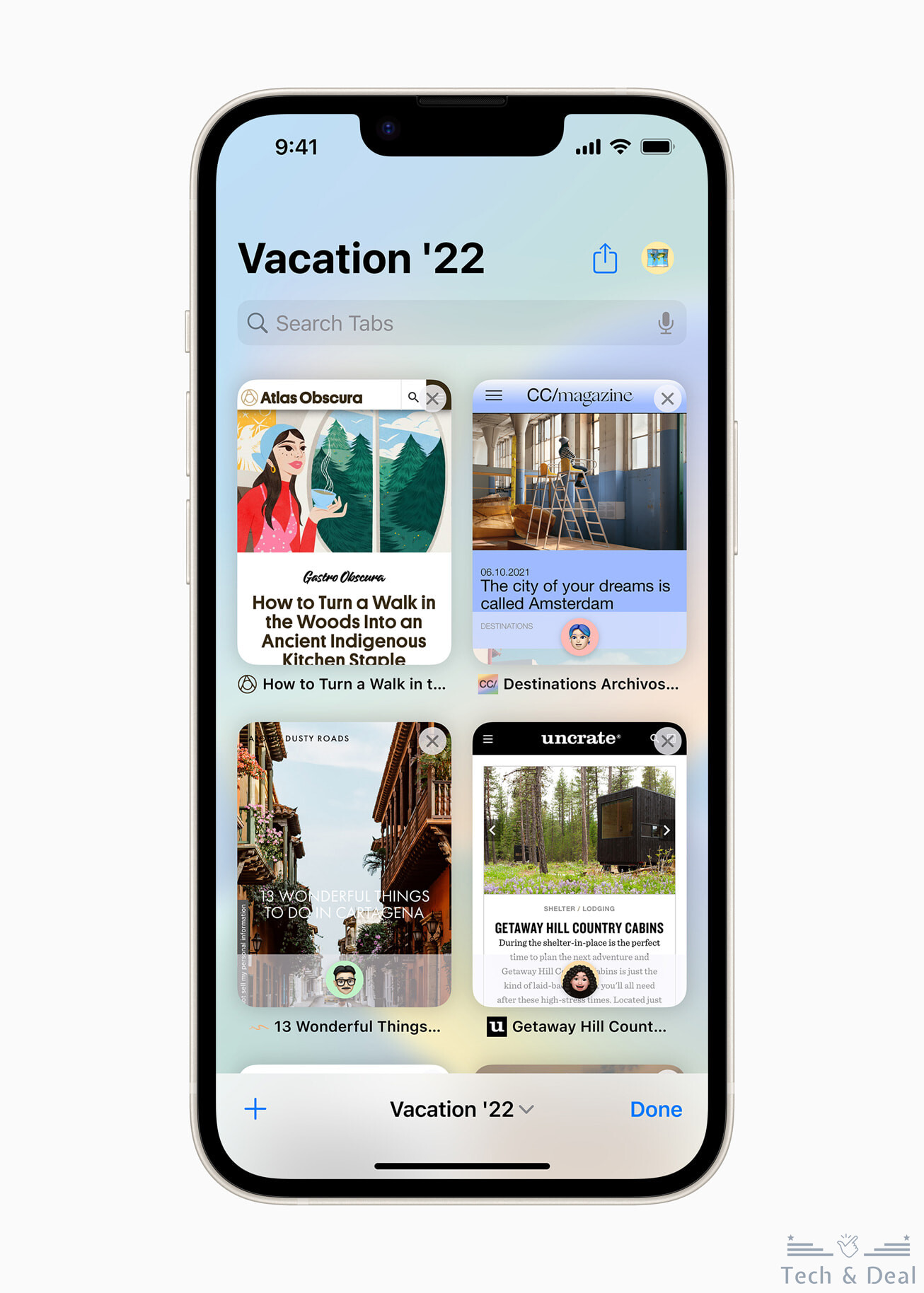 apple ios 16 iphone 14 safari shared tab groups inline