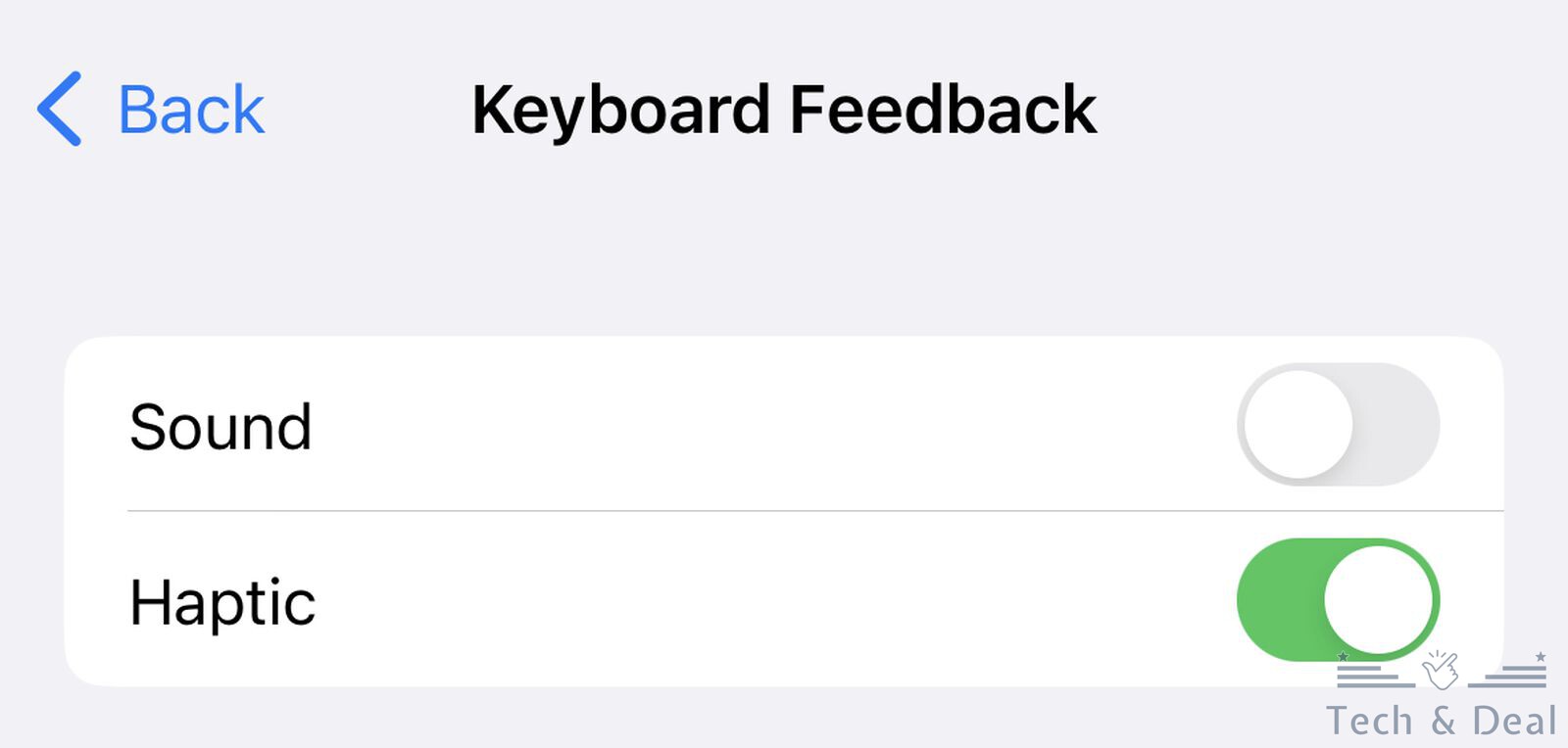 iphone 14 pro settings haptic keyboard