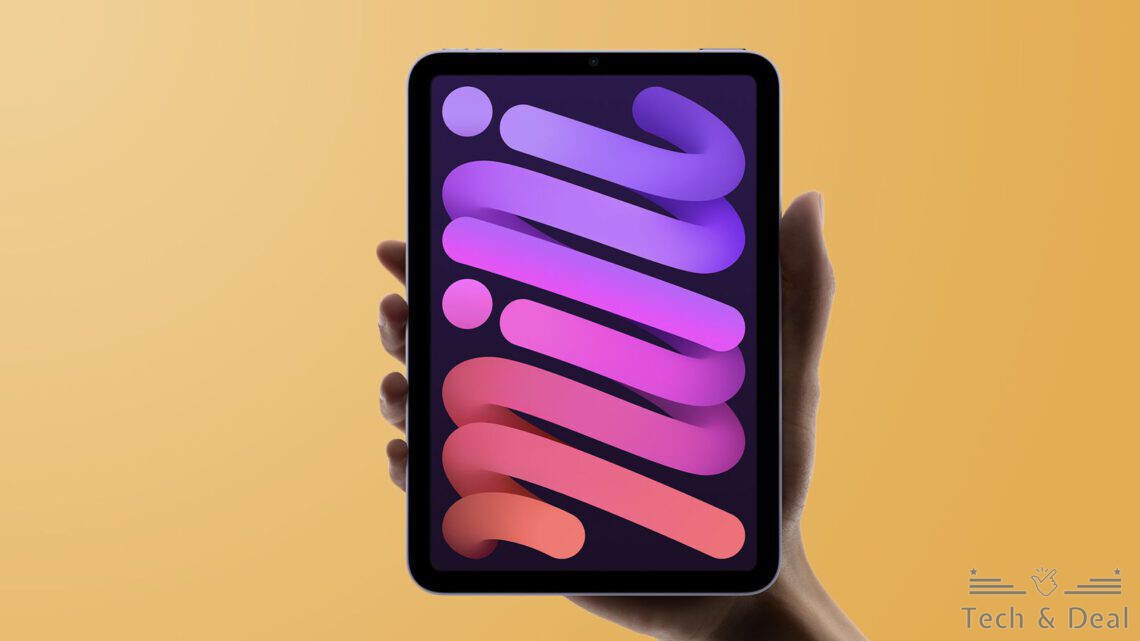 ipad mini 6 orange bg