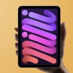 ipad mini 6 orange bg