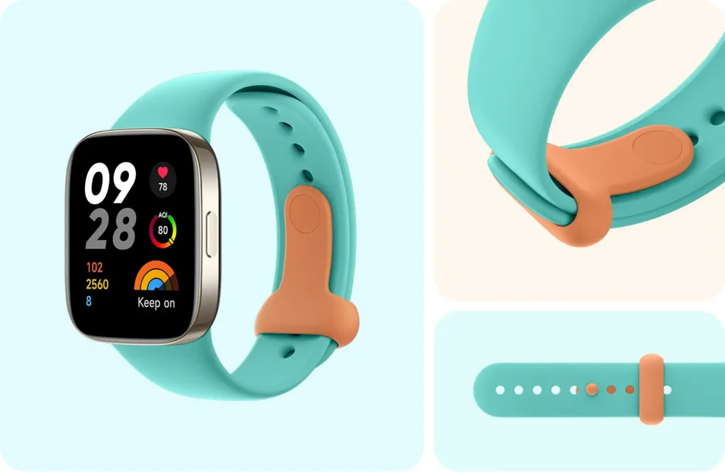 aqua blue redmi watch 3