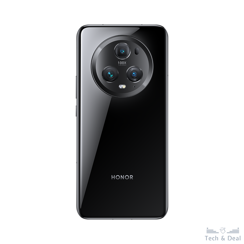 honor magic5 pro black productshot back