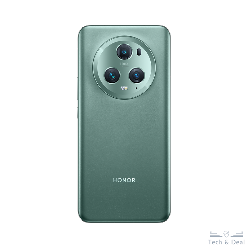 honor magic5 pro green productshot back