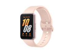samsung galaxy fit3 front pink gold