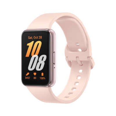 samsung galaxy fit3 front pink gold