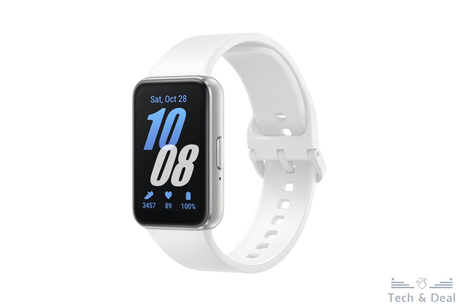 samsung galaxy fit3 front silver